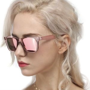 Classic sunglasses for women. Pink.  Polarized and anti glare. Brand new.